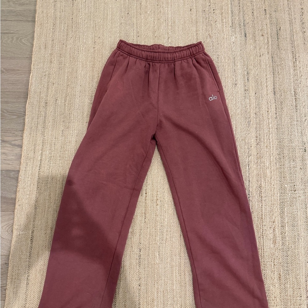 ALO Yoga Maroon Sweatpants